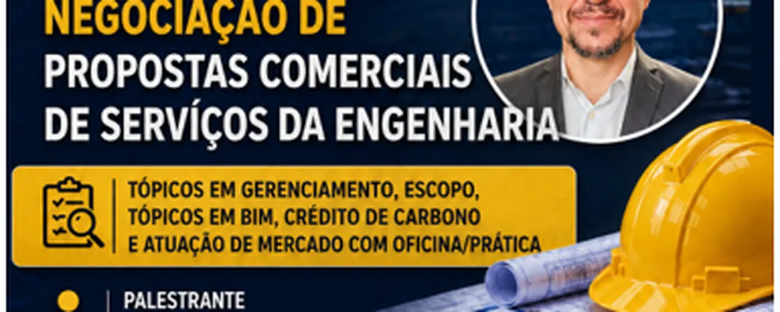 Elaboração e apresentação de Propostas Comerciais Serviços de Engenharia