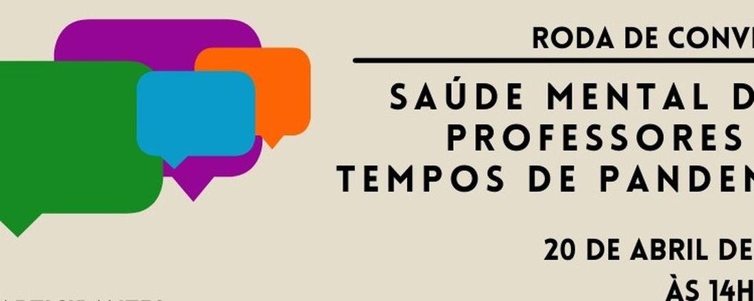 SAÚDE MENTAL DOS PROFESSORES EM TEMPOS DE PANDEMIA