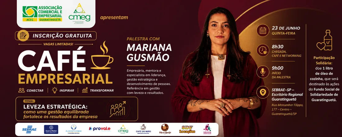 Café Empresarial ACEG - Julho