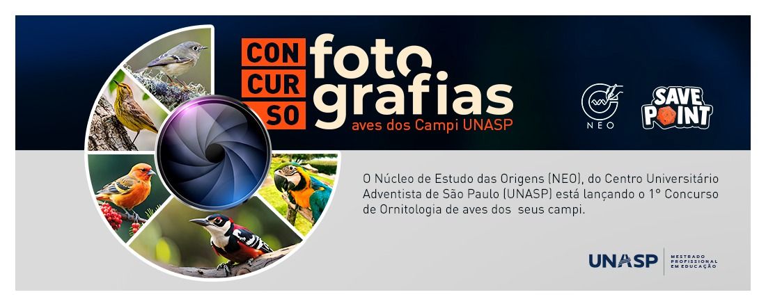 Concurso de fotografia de aves dos campi UNASP