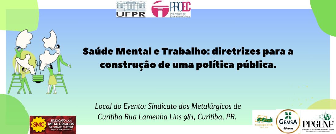 Saúde Mental e Trabalho: diretrizes para a construção de uma política pública.