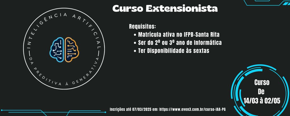 Curso Inteligência Artificial Aplicada: Da preditiva à generativa