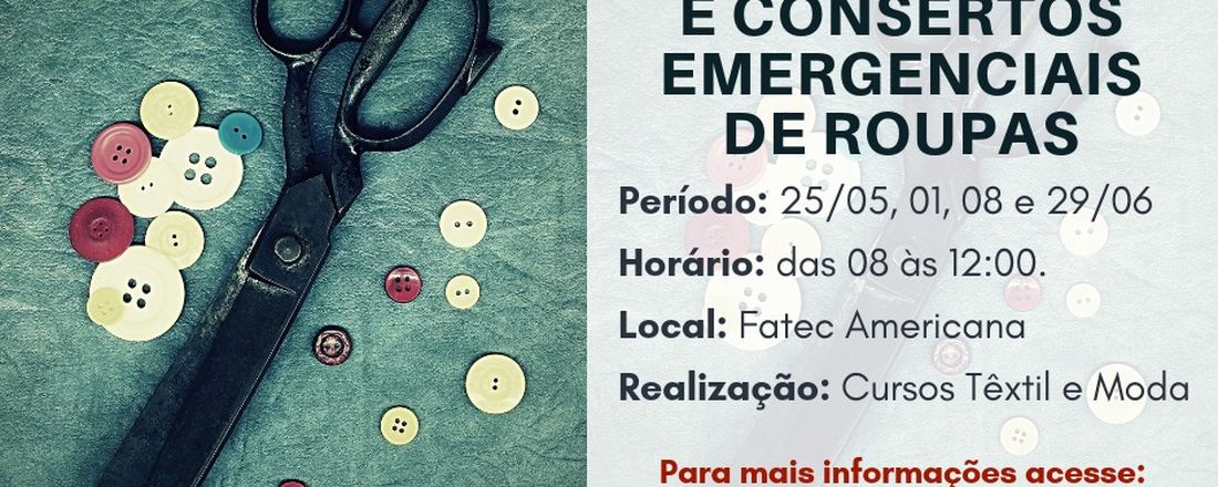 4º Edição - Costura básica e consertos emergenciais de roupas