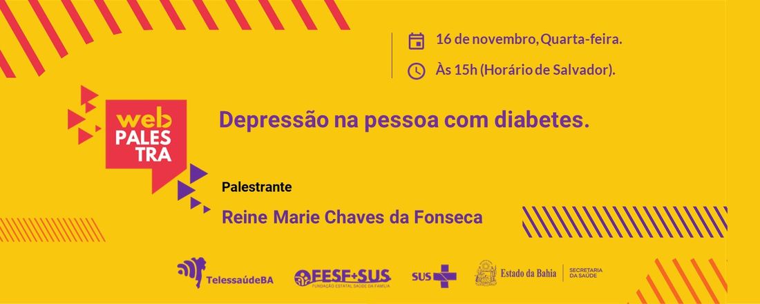 Webpalestra: Depressão na pessoa com diabetes