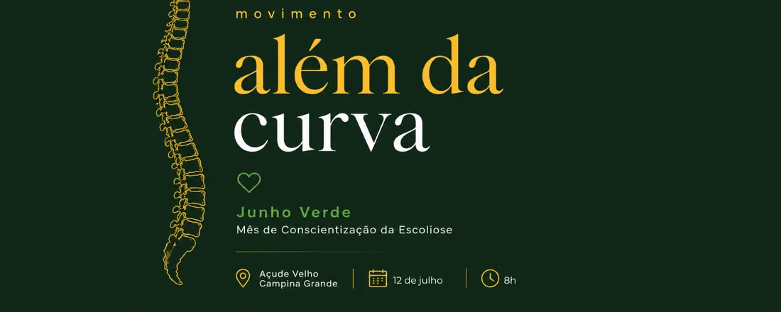 Movimento Além da curva - conscientização escoliose