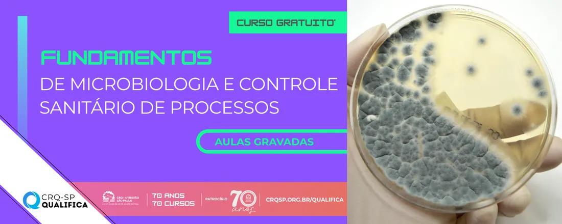 Curso Fundamentos de Microbiologia e Controle Sanitário de Processos