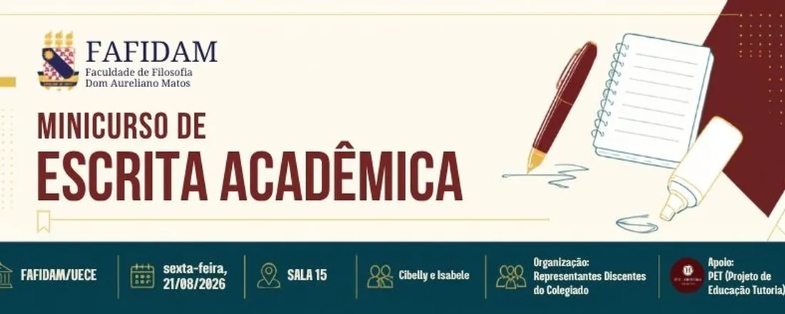 MINICURSO DE ESCRITA ACADEMICA