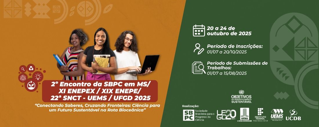 XI - ENEPEX / XV EPEX – UEMS E XIX ENEPE – UFGD (Encontro de Ensino, Pesquisa e Extensão)