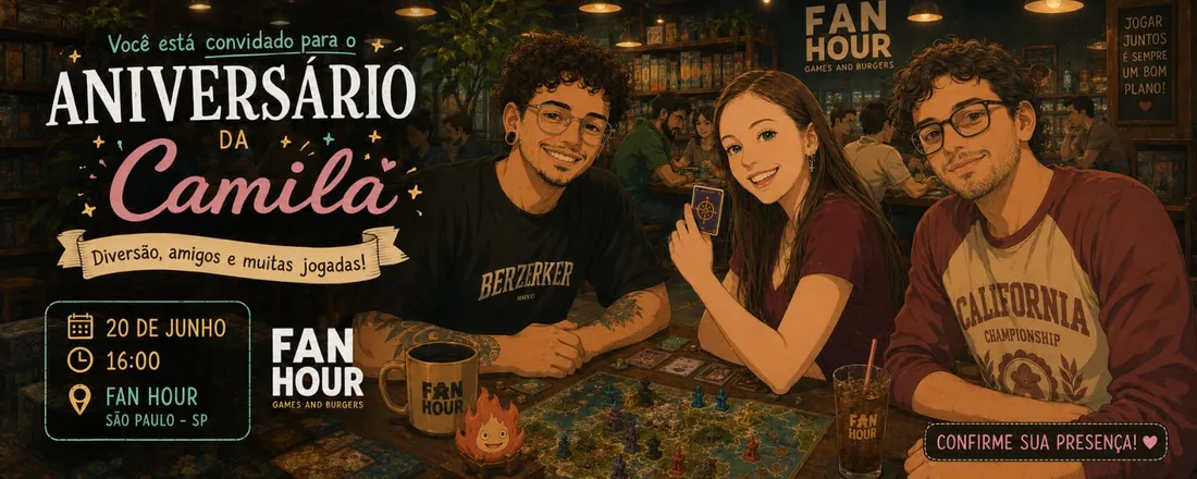 Aniversário Camila 2. 8 - joguinhos