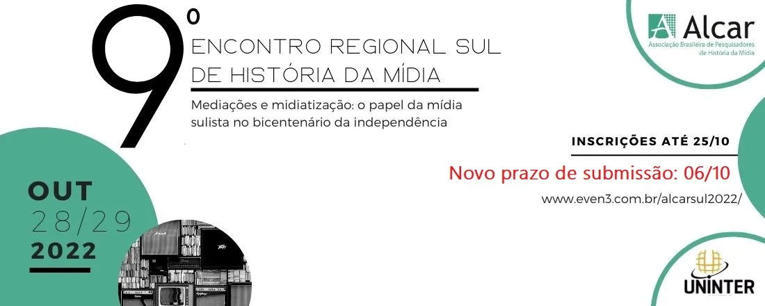 9º Encontro Regional Sul de História da Mídia (ALCAR SUL)