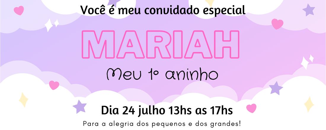 Meu 1º Aninho - Mariah