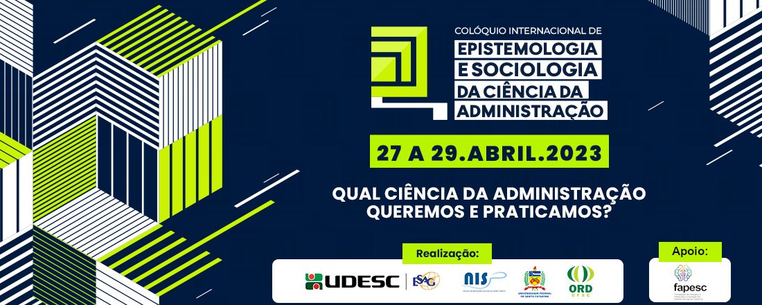 VIII Colóquio Internacional de Epistemologia e  Sociologia da Ciência da Administração