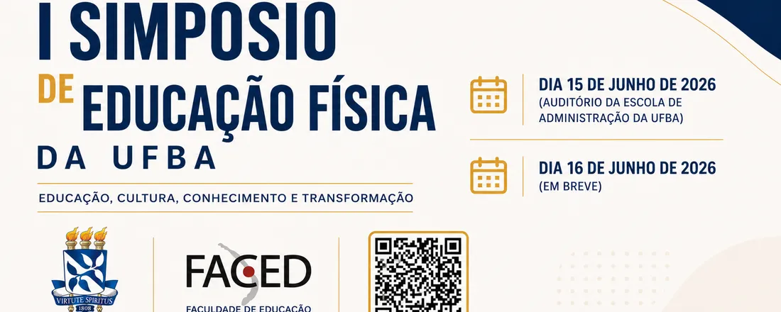 I SIMPÓSIO DE EDUCAÇÃO FÍSICA – UFBA