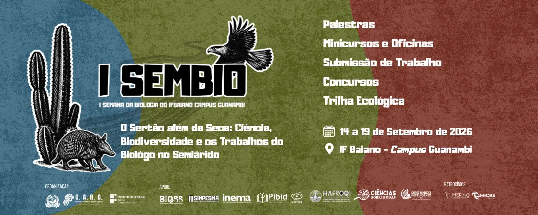 I SEMBIO - I Semana da Biologia do IF Baiano Campus Guanambi