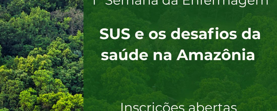1ª Semana da Enfermagem Estácio Belém