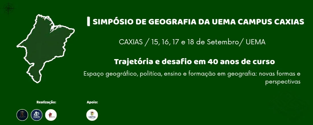 I SIMPÓSIO DE GEOGRAFIA DA UEMA CAMPUS CAXIAS