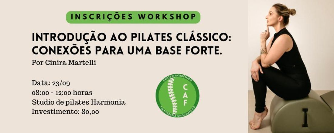 Introdução ao pilates clássico: conexões para uma base forte.