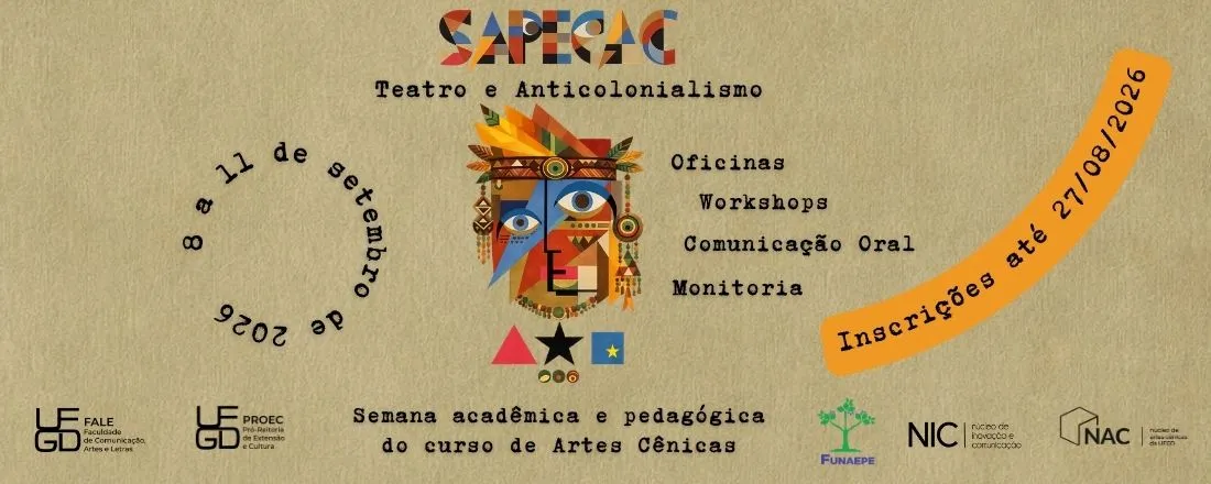 Semana Acadêmica e Pedagógica do Curso de Artes Cênicas - SAPECAC 2026