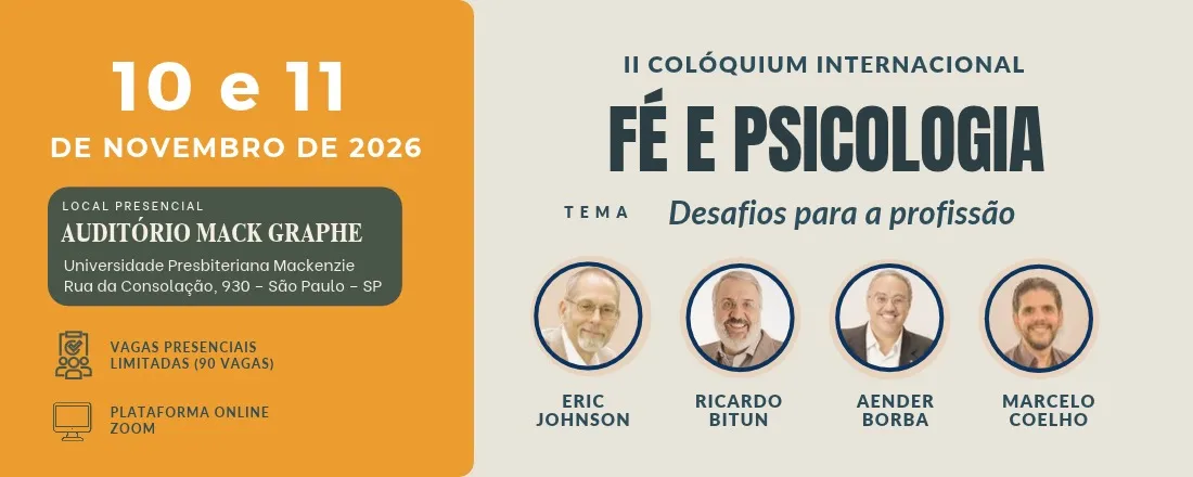 II Colloquium Internacional de Fé e Psicologia