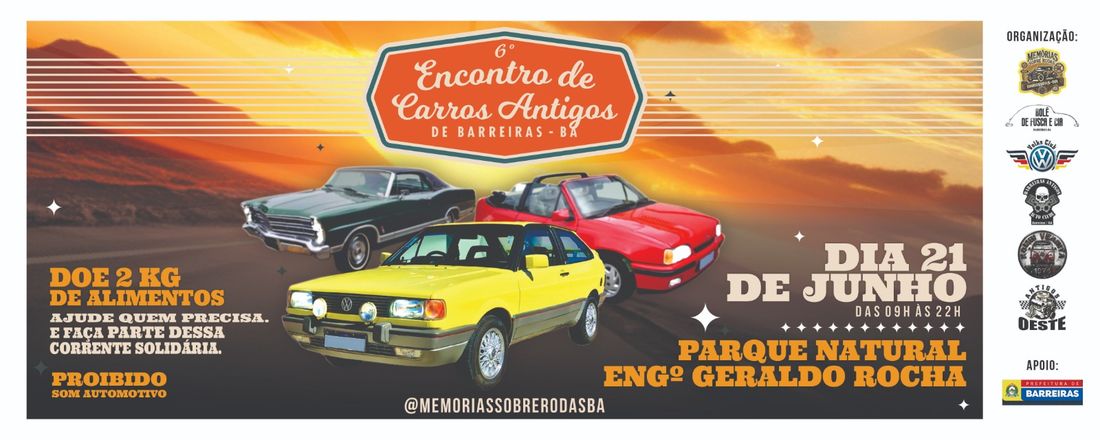 6º Encontro de Carros Antigos de Barreiras - Ba