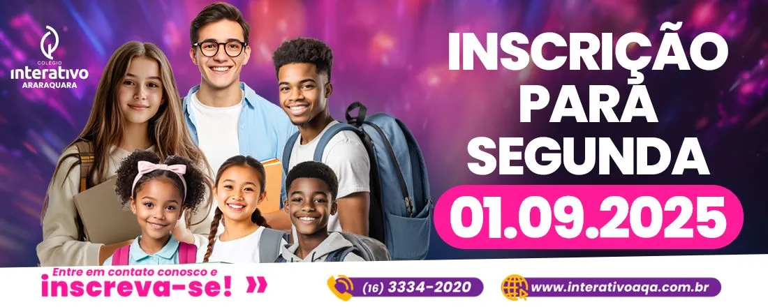 INTERATESTE 2025 inscrição para SEGUNDA dia 01/09/2025 às 15 horas