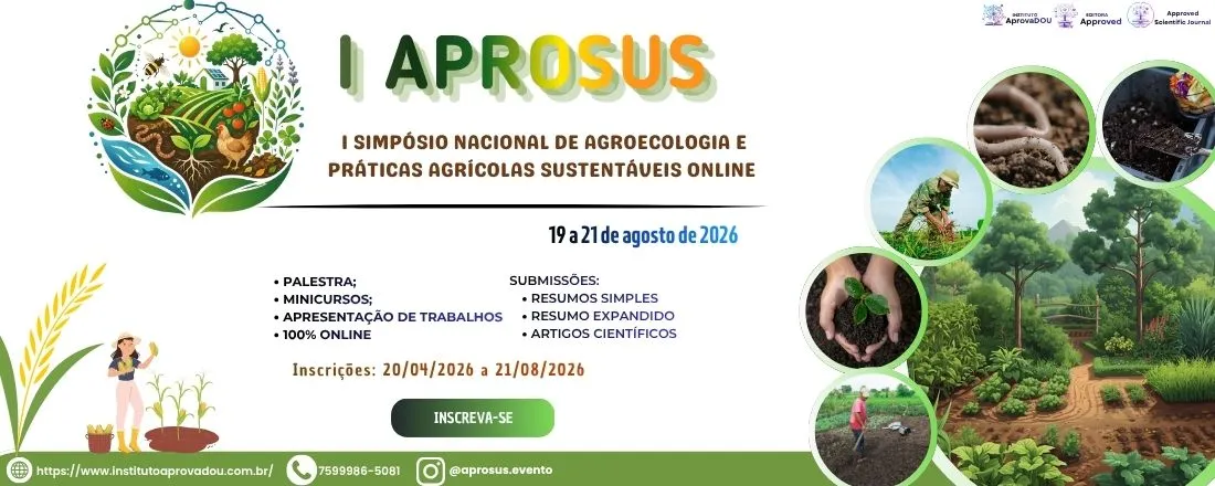 I Simpósio Nacional de Agroecologia e Práticas Agrícolas Sustentáveis Online (APROSUS)