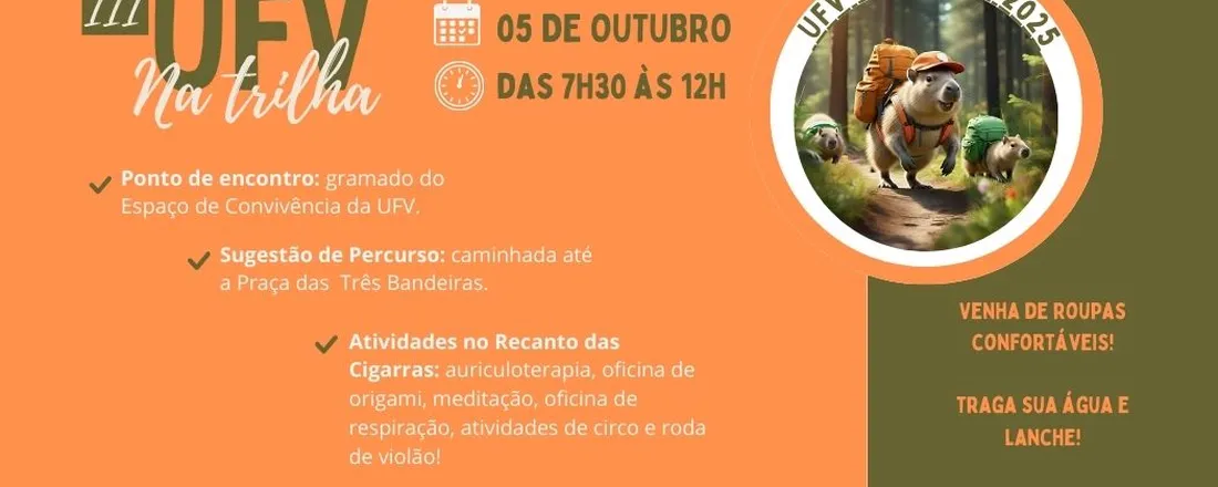 III UFV na Trilha