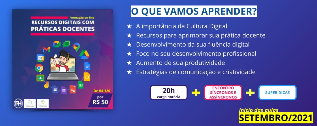 RECURSOS DIGITAIS COM PRÁTICAS DOCENTES