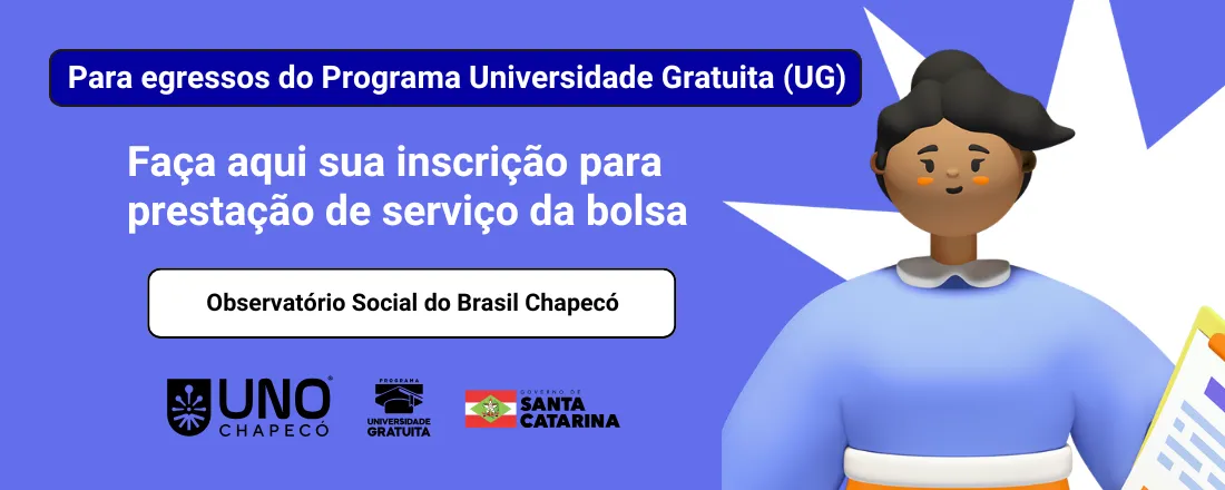 Oportunidade Contrapartida UG (2026/1) -  Observatório Social do Brasil