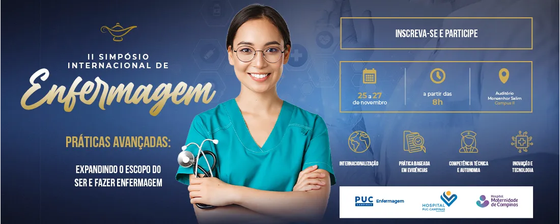 II Simpósio Internacional de Enfermagem - Práticas Avançadas: Expandindo o Escopo do Ser e Fazer Enfermagem