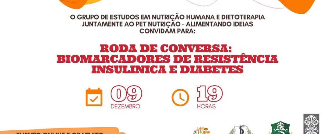 Roda de Conversa PET Nutrição - Biomarcadores de resistência  insulínica e diabetes