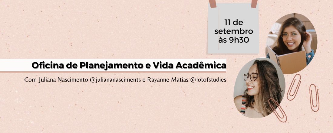 Oficina de Planejamento e Vida Acadêmica