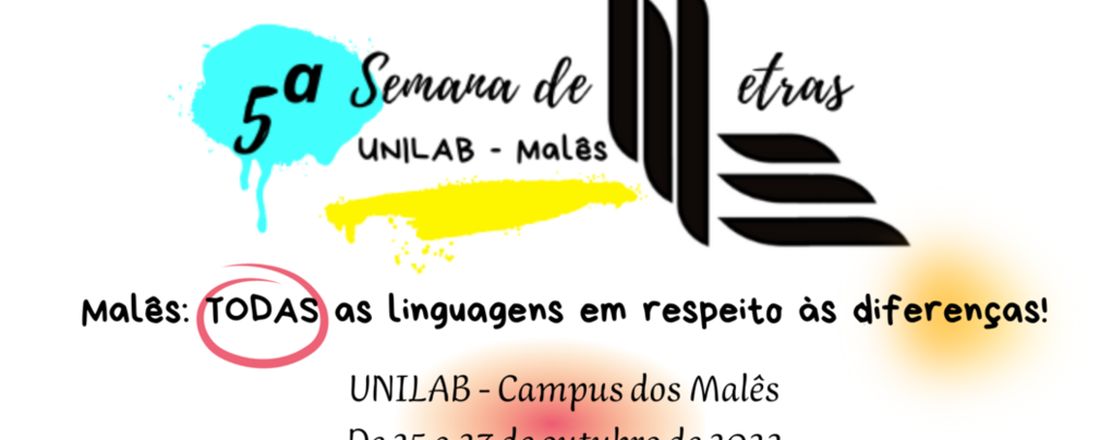 5ª Semana de Letras - UNILAB (Campus dos Malês)