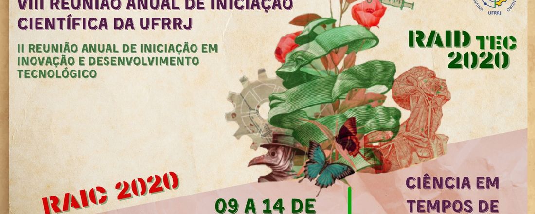 VIII Reunião Anual de Iniciação Científica (RAIC 2020) e II Reunião Anual de Iniciação em Inovação e Desenvolvimento Tecnológico (RAIDTec 2020) - UFRRJ