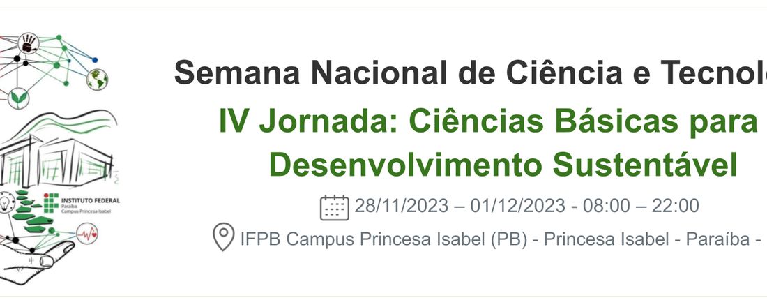 Semana Nacional de Ciência e Tecnologia - VII Jornada: Ciências Básicas para o Desenvolvimento Sustentável