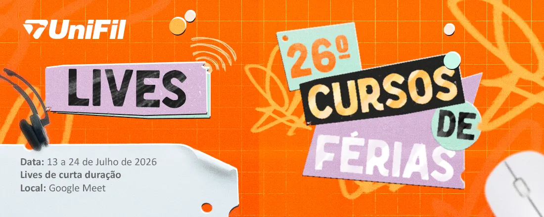 Cursos de Férias 2026 - LIVES