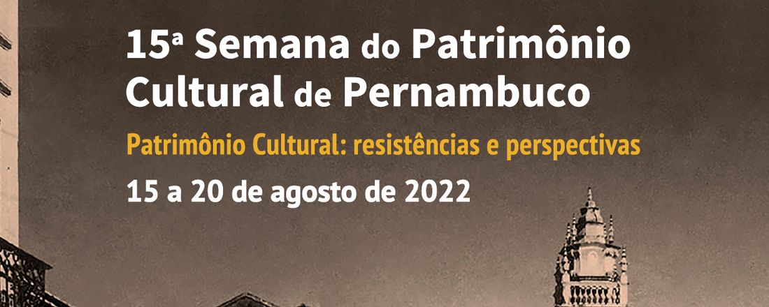 Palestra - Patrimônio na prática: o restauro da antiga estação Ponte D’Uchôa (15ª Semana do Patrimônio Cultural de Pernambuco)