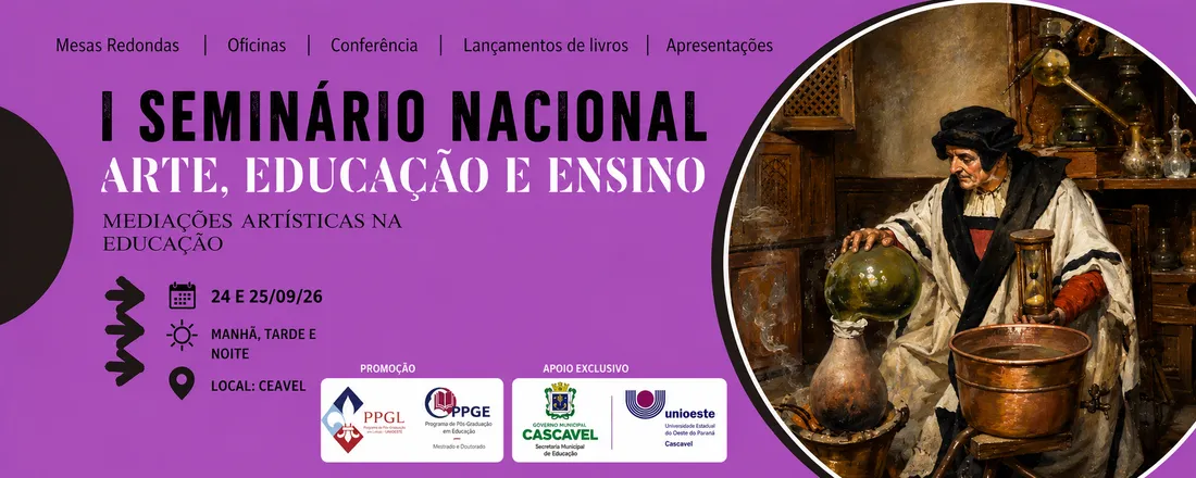 I SEMINÁRIO NACIONAL DE ARTE, EDUCAÇÃO E ENSINO