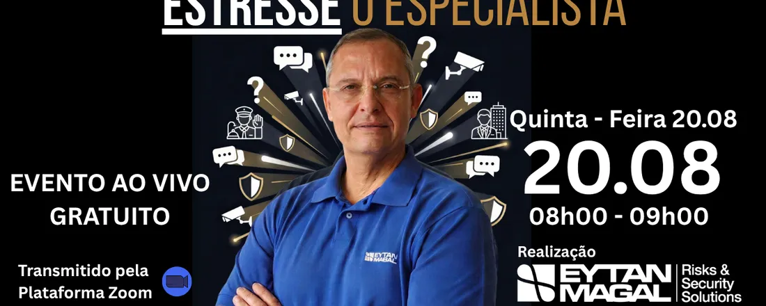 ESTRESSE O ESPECIALISTA - PROGRAMA #2 - AO VIVO - 20. 08. 2026