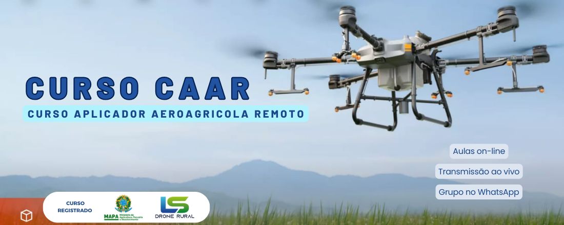 Curso para Aplicador Aeroagrícola Remoto - CAAR