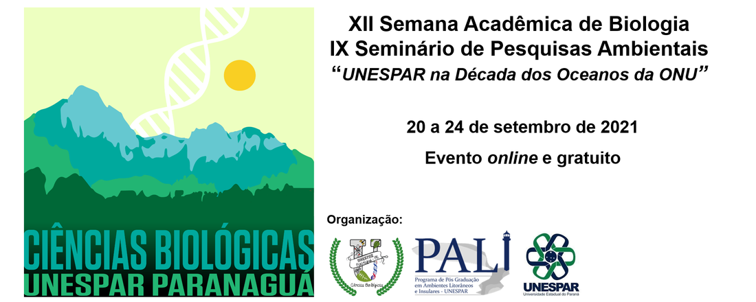 XII SEMANA ACADÊMICA DE BIOLOGIA IX SEMINÁRIO DE PESQUISAS AMBIENTAIS