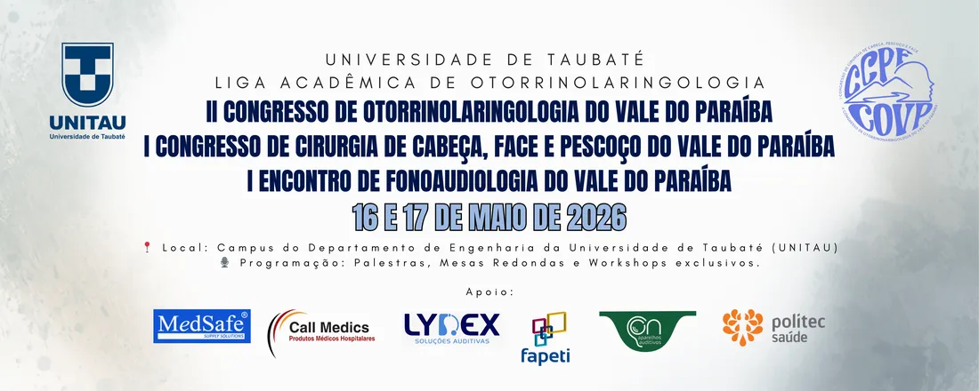 2º Congresso de Otorrinolaringologia do Vale do Paraíba