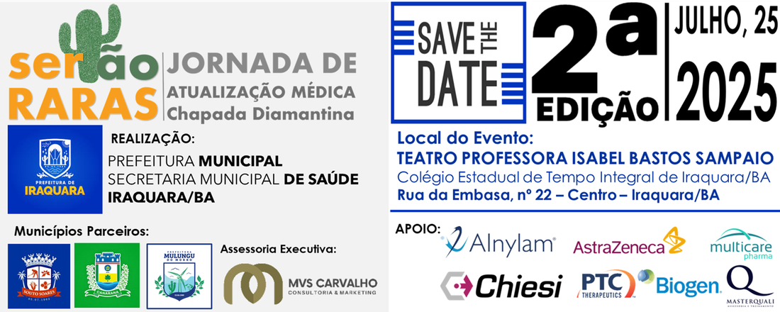 2ª EDIÇÃO - Jornada Atualização Médica SERTÃO RARAS