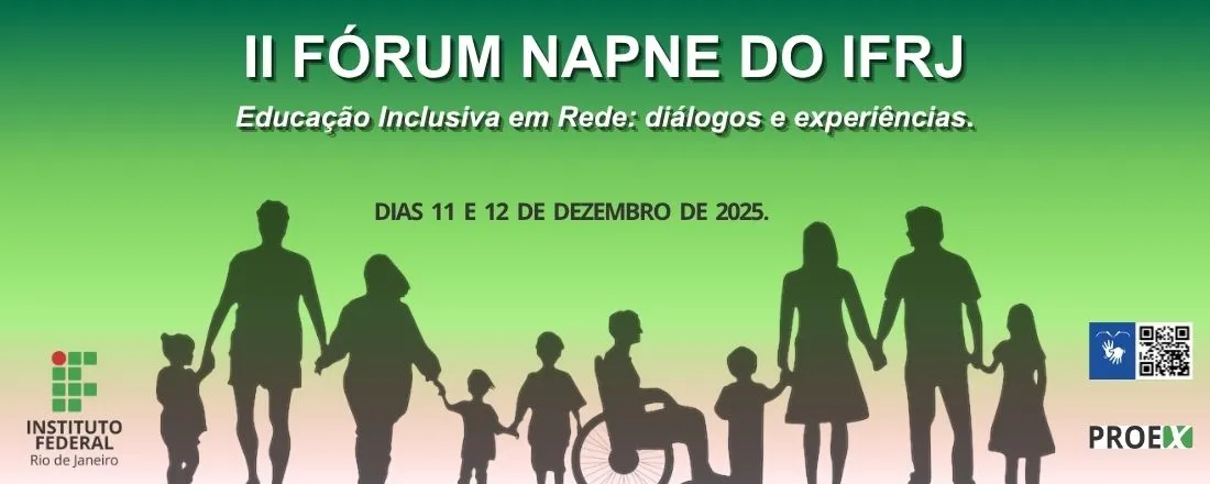 II Fórum NAPNE DO IFRJ - Educação Inclusiva em Rede: diálogos e experiências