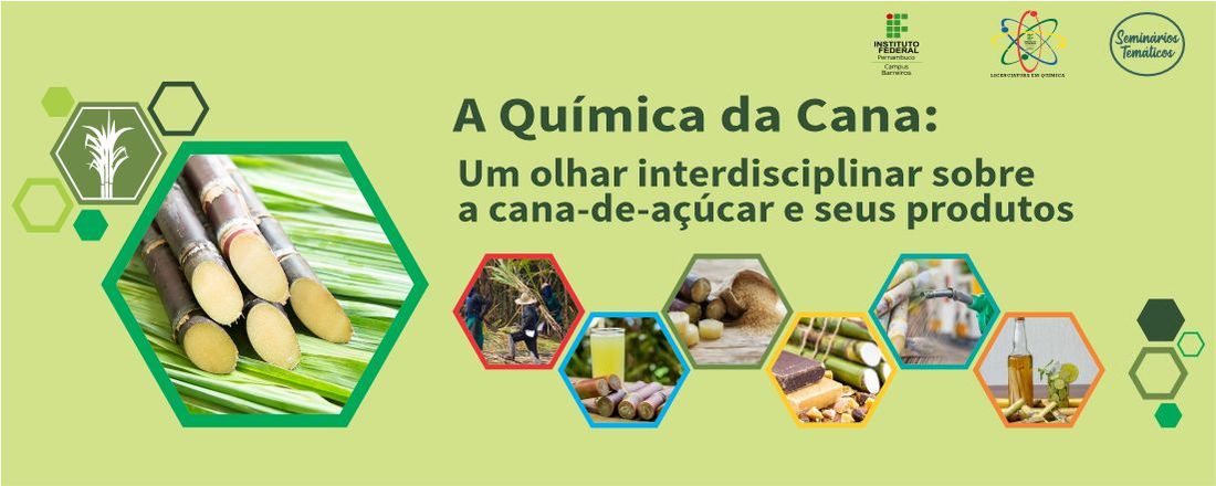 12º Workshop da Licenciatura em Química do IFPE Campus Barreiros – A Química da Cana: Um olhar interdisciplinar sobre a cana-de-açúcar e seus produtos