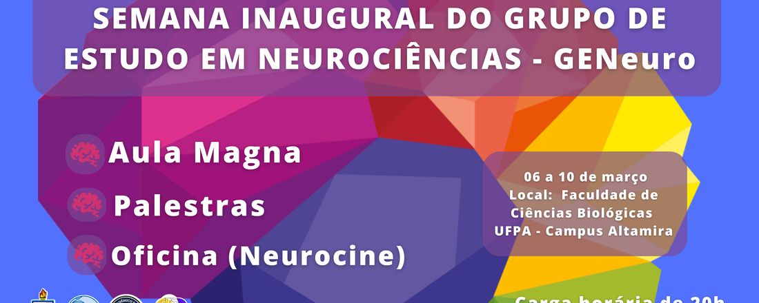 Semana Inaugural do Grupo de Estudo em Neurociências - GENeuro