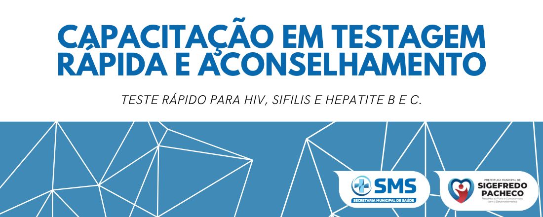 Capacitação em testagem rápida e aconselhamento