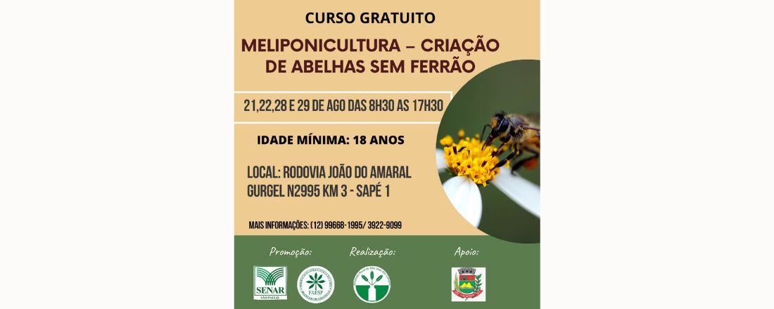 MELIPONICULTURA – CRIAÇÃO DE ABELHAS SEM FERRÃO