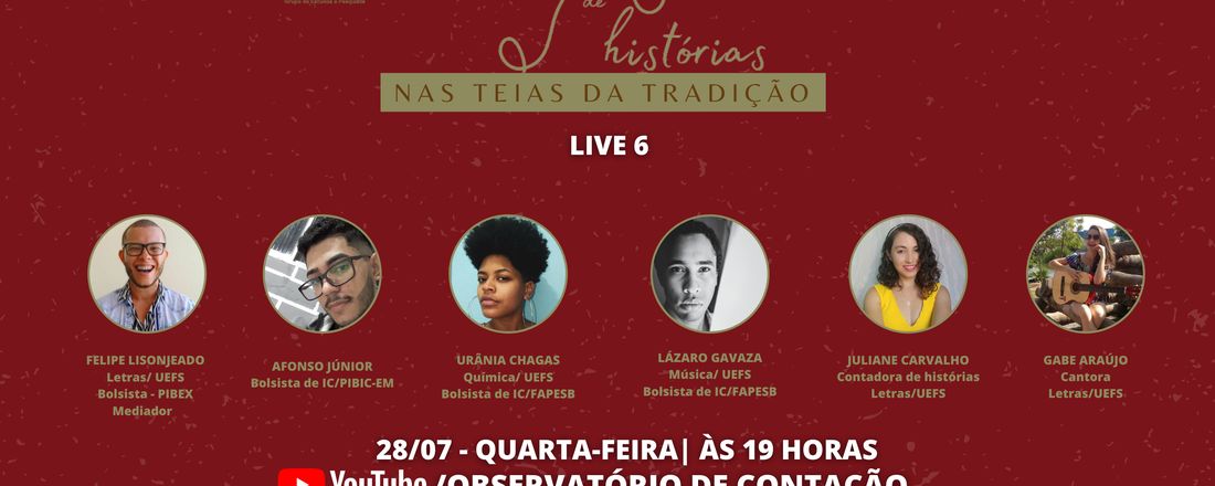 Cacimba de Histórias: Nas teias da tradição (LIVE 6)