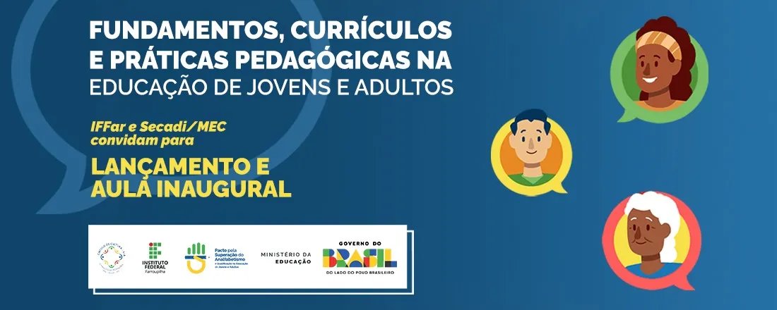 Aula de Abertura — Curso Fundamentos, Currículos e Práticas Pedagógicas na EJA